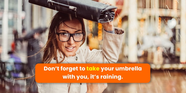 take fiilinin kullanımı