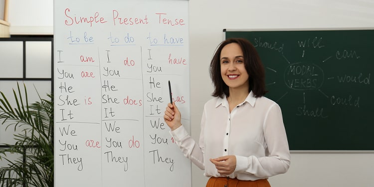 simple present tense