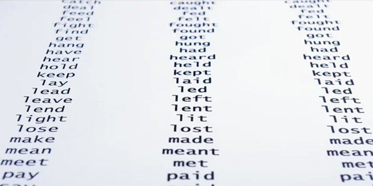 ingilizce irregular verbs - ingilizce düzensiz fiillerin halleri