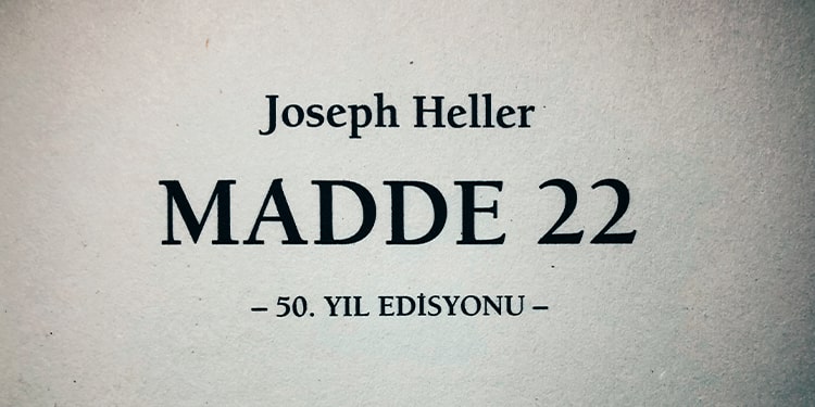 amerikan edebiyatından romanlar - madde 22