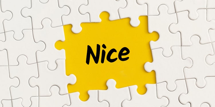 ingilizce good yerine ingilizce kelime - nice