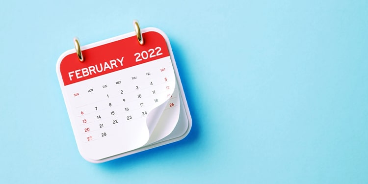 february kelimesini içerek örnekler