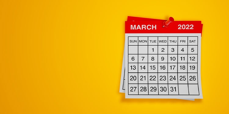 ingilizce march hangi ay