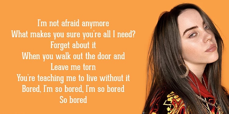 billie eilish bored şarkısı türkçe çevirisi