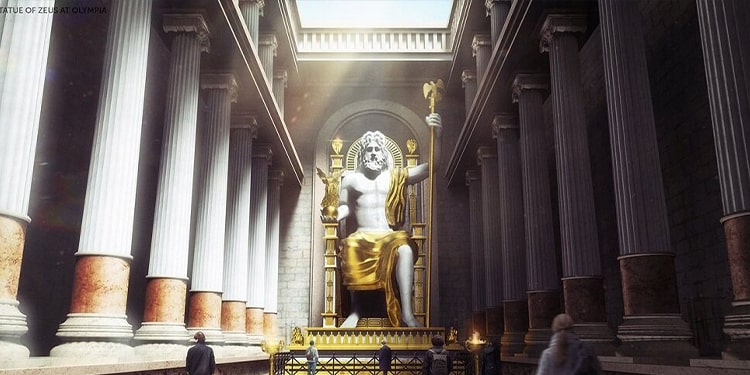 düyanın 7 harikası - zeus heykeli