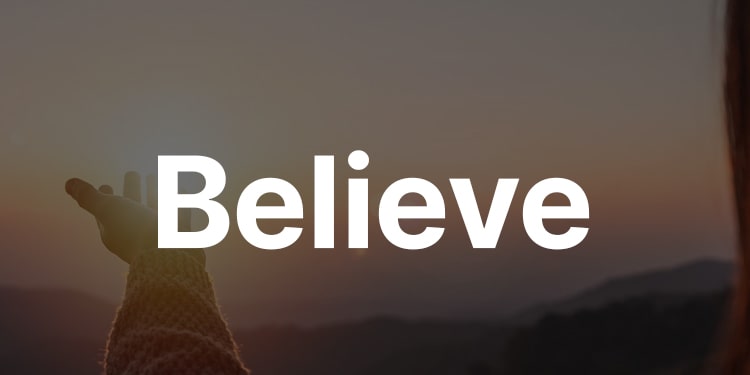 ingilizce believe ne demek