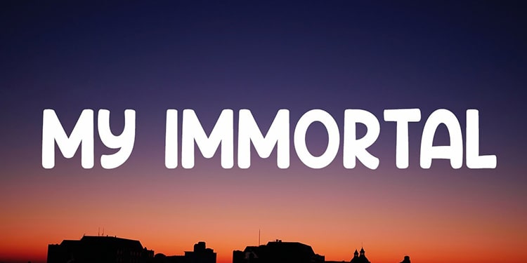 my immortal sözleri