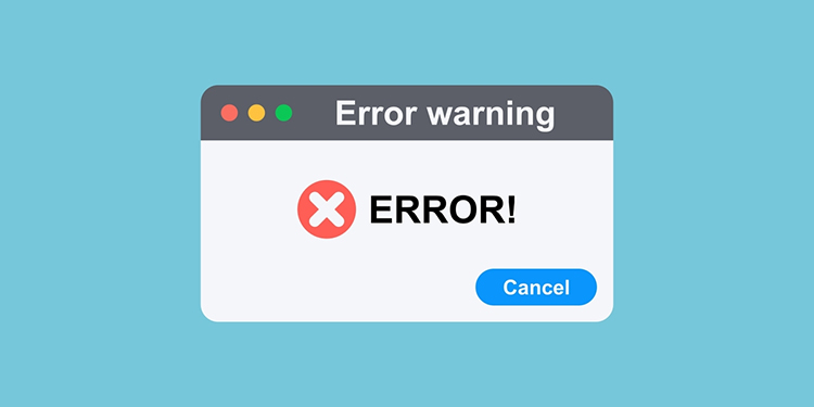 error ile ilgili cümleler