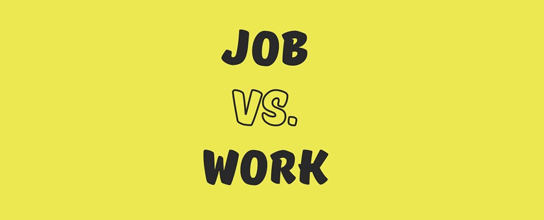 İngilizcede Job Ve Work Arasındaki Farklar
