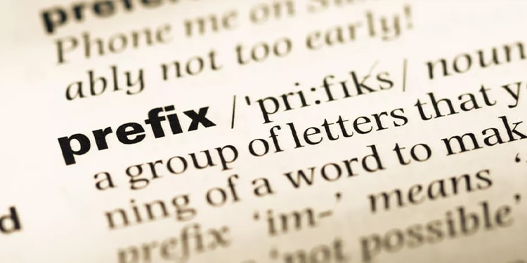 ingilizce ön ekler listesinin devamı