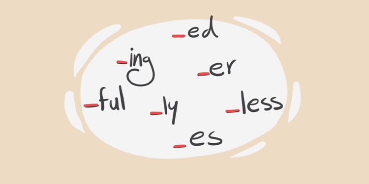 ingilizce son ekler nedir