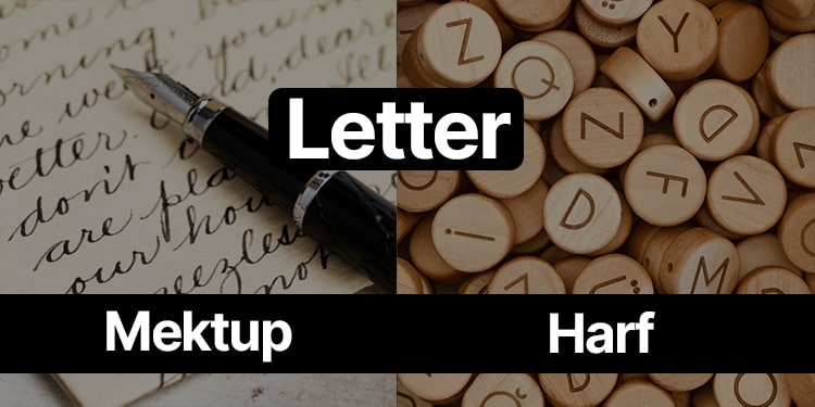 ingilizcede çok anlamlı kelimeler - letter