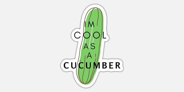 yaz ile ilgili 10 ingilizce deyim - cool as a cucumber