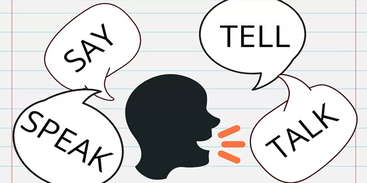 say ve tell kullanım farkları