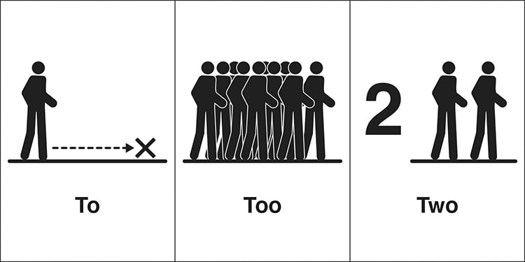 ingilizce okunuşu aynı anlamı farklı kelimeler - two