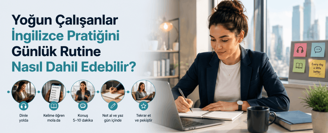 Yoğun Çalışanlar İçin Günlük İngilizce Pratiği Nasıl Olmalı?